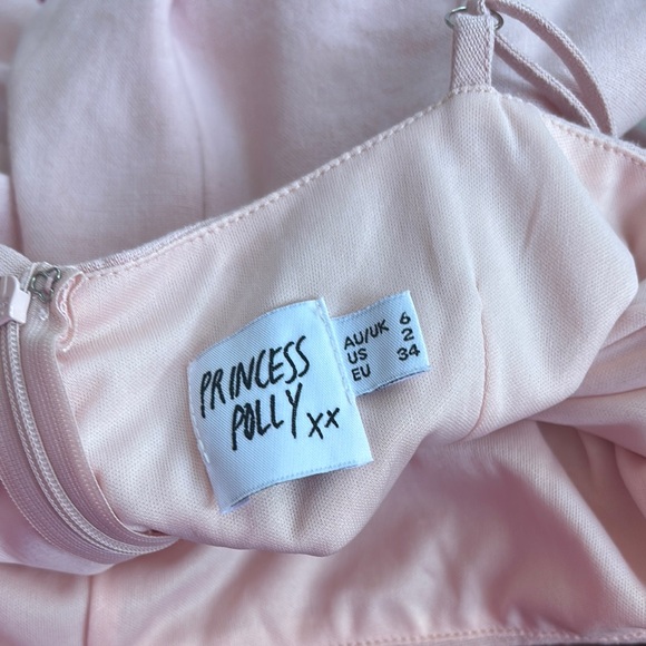 Princess Polly Pink Ruffled Wrap Sundress - Picture 2 of 5